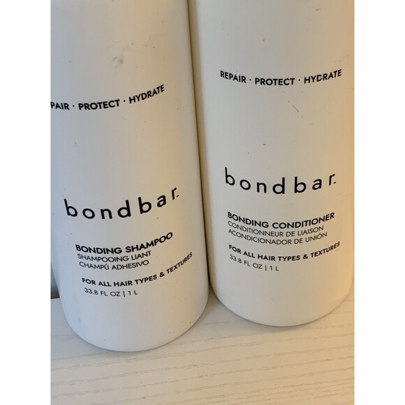 Bondbar Bonding Shampoo Conditioner Set 1 Liter Pump Bottles Sally Beauty Jumbo - Picture 3 of 5